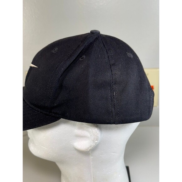 Vintage Nike Center Swoosh Black Snapback Hat - Picture 3 of 9